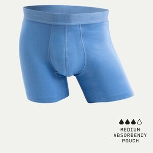 NWT Knox MNTD Men's Buffer Cotton Boxer Brief 5" - Daylight S